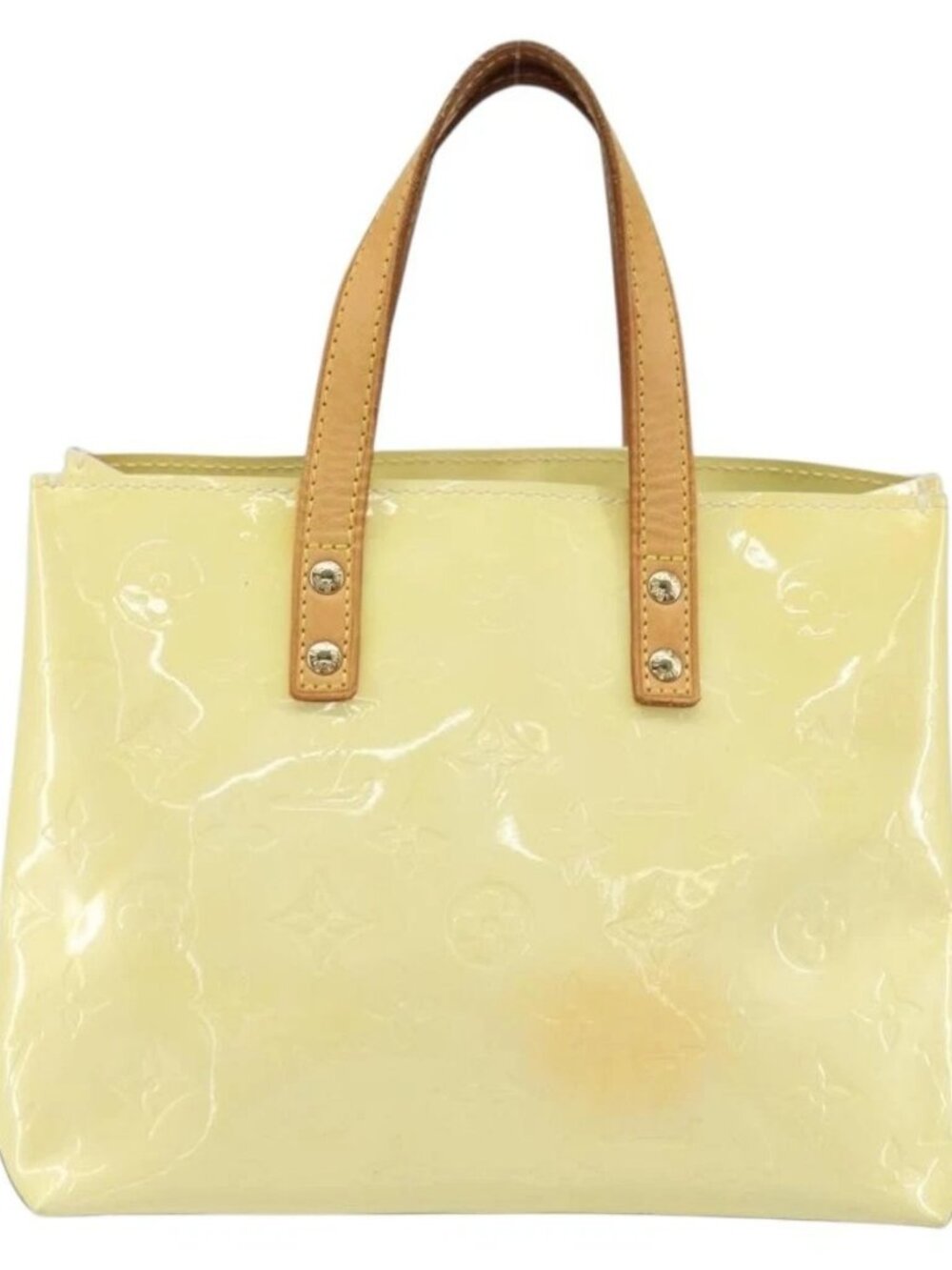 LOUIS VUITTON Monogram Vernis Reade PM Hand Bag Gris M91145 LV Auth ep13110 - Picture 3 of 16